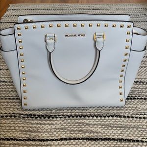 Michael Kors Studded Selma Large Saffiano Leather